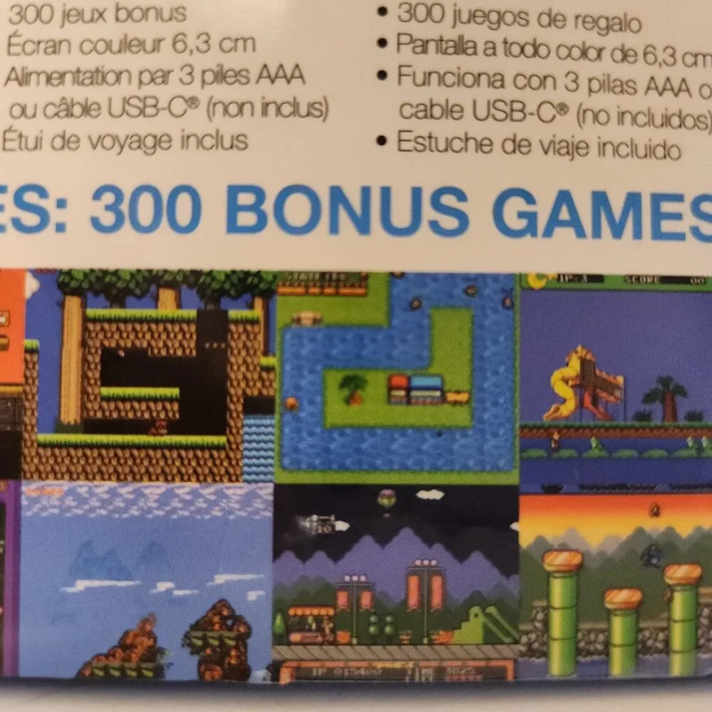 TETRIS Go Gamer with 300 Bonus Games and Travel Case Portable take with game NIB